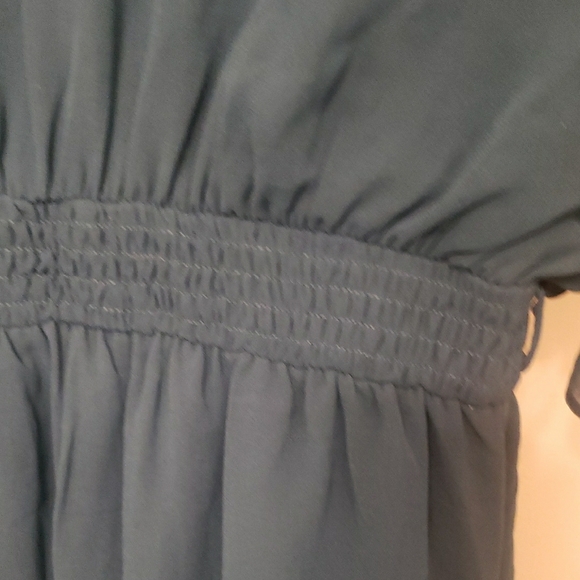 City Chic Teal Wrap Dress Sz 22 - Picture 11 of 14